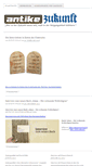 Mobile Screenshot of antikezukunft.de