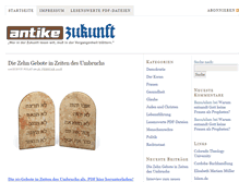 Tablet Screenshot of antikezukunft.de